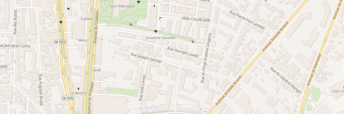 Plan du 6 Rue Joseph Garnier à Dijon
