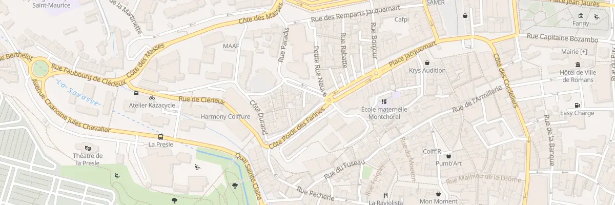 Plan du 4 Imp Peyrache à Romans-sur-Isère