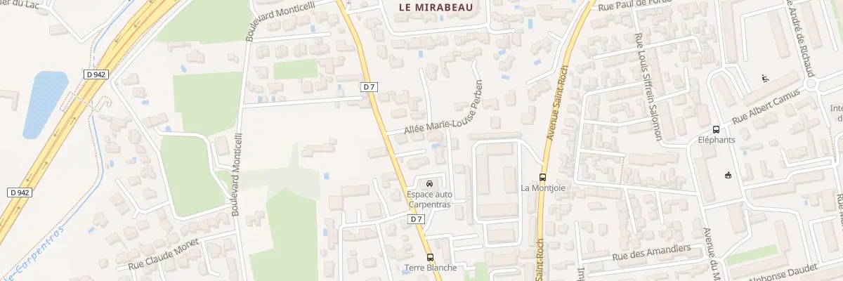 Plan du 46 All Marie Louise Perben à Carpentras