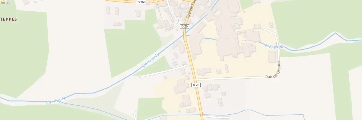 Plan du 72 Rte de Chaveyriat à Mézériat