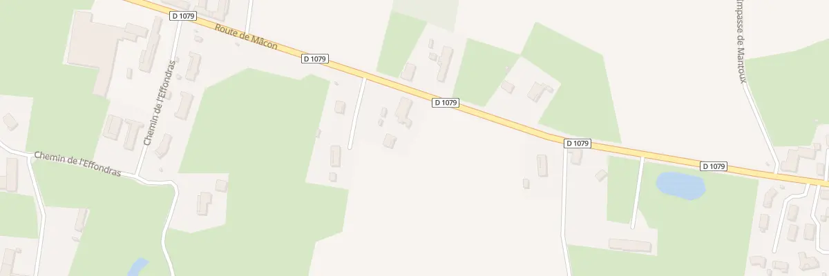 Plan du 423 Rte de Macon à Confrançon