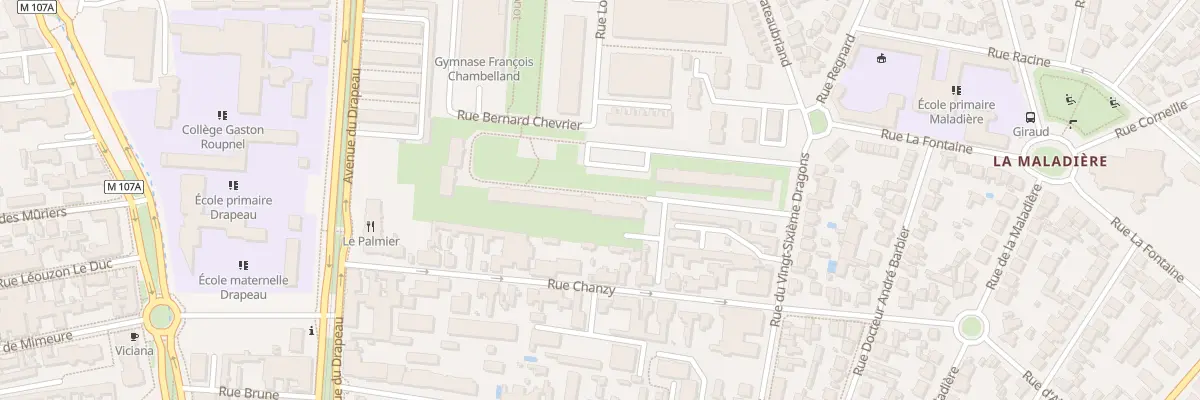 Plan du 53 Rue du Vingt Sixieme Dragons à Dijon