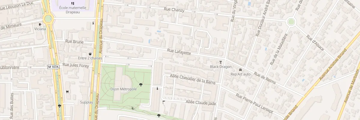 Plan du 32 Rue Lafayette à Dijon