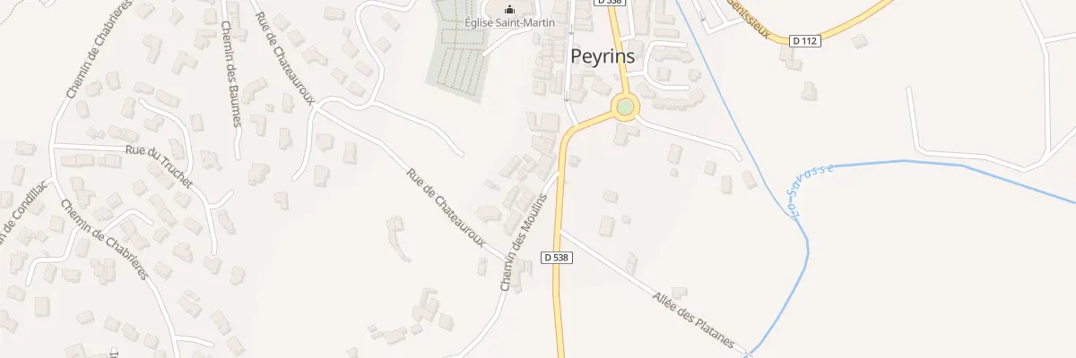 Plan du 410A Che de Combe Jacquet à Peyrins