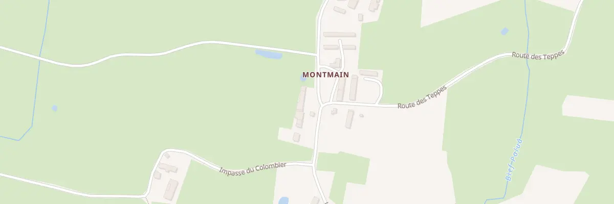Plan du 519 Rte de Montmain à Servignat