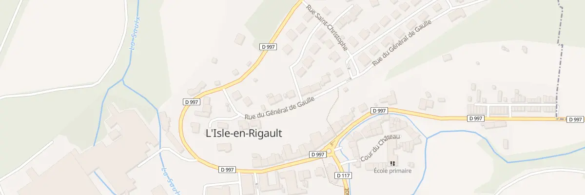 Plan du 9 Rue du General de Gaulle à L’Isle-en-Rigault
