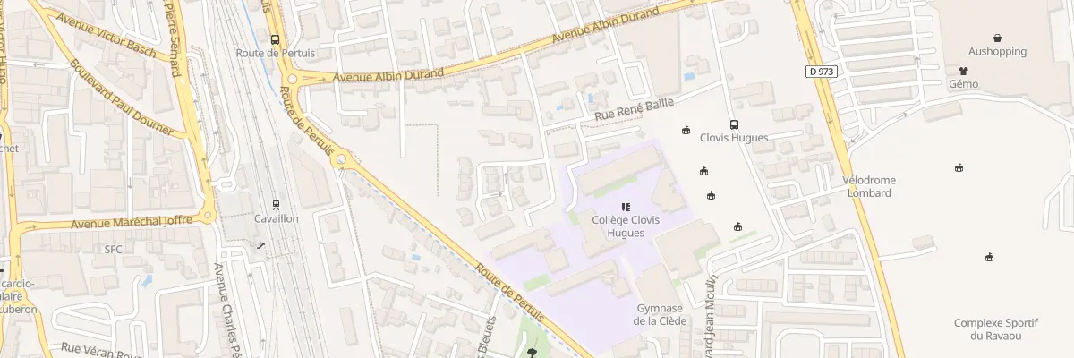 Plan du 114 Av Famille Jouve à Cavaillon