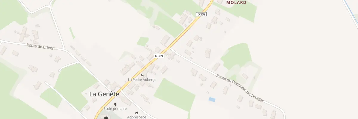 Plan du 24 Rte du Domaine des Druides à La Genête
