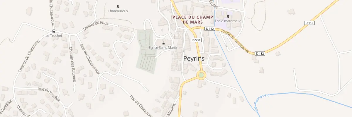 Plan du 57 Grand Rue à Peyrins