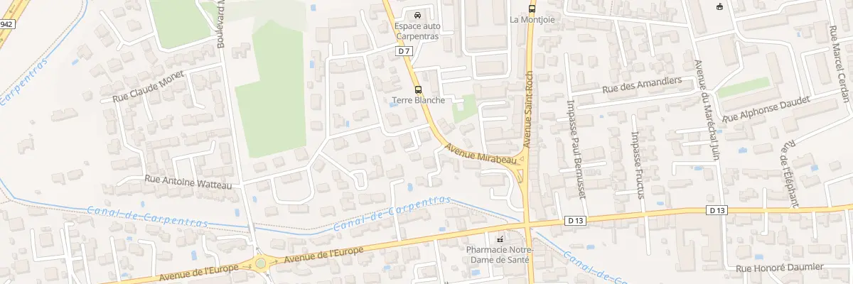 Plan du 17 Rue Joseph Vernet à Carpentras