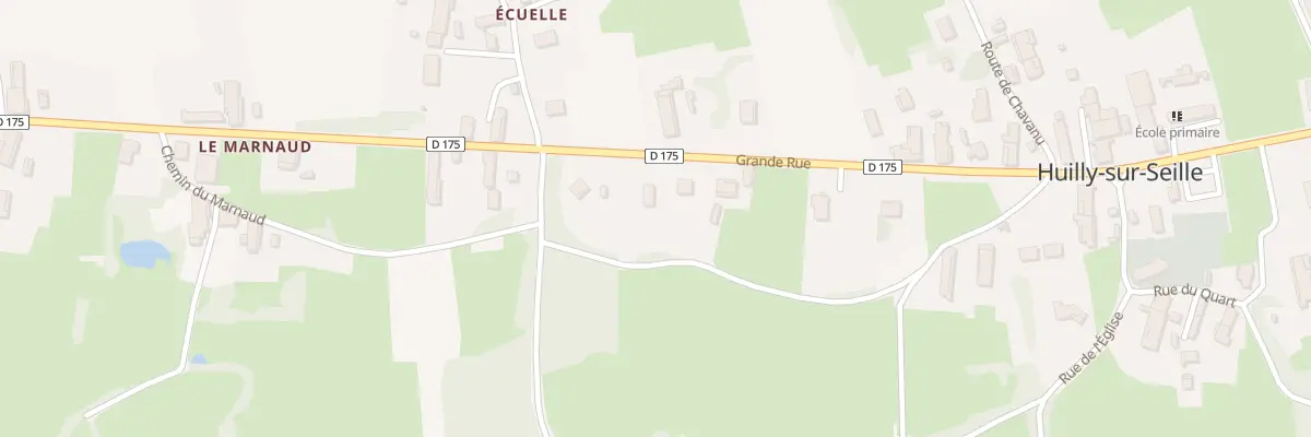 Plan du 1050 Rue Grande Rue à Huilly-sur-Seille