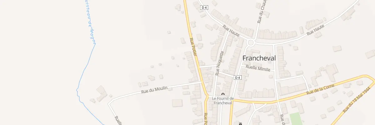 Plan du 39 Rue Potier à Francheval