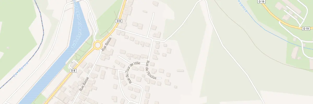 Plan du 23 Rue de l’Enclos à Chamouilley