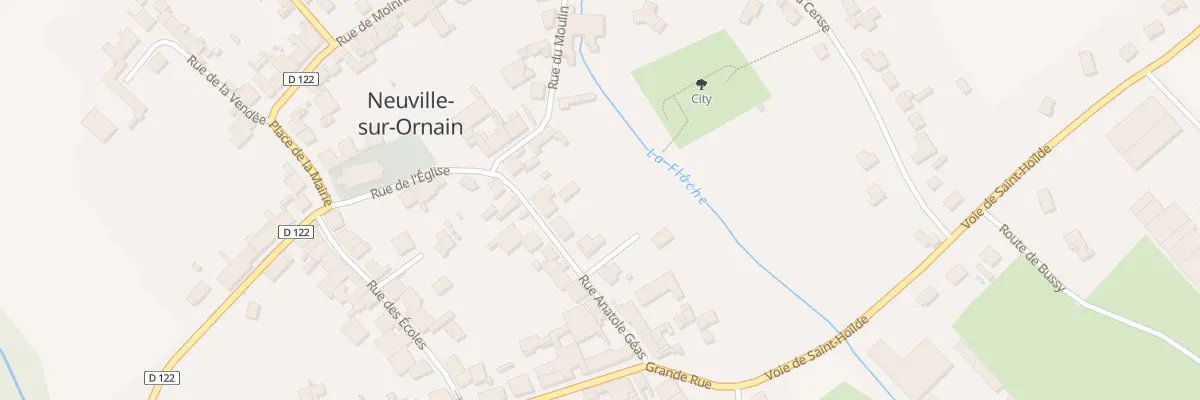 Plan du 5 Rue Anatole Geas à Neuville-sur-Ornain