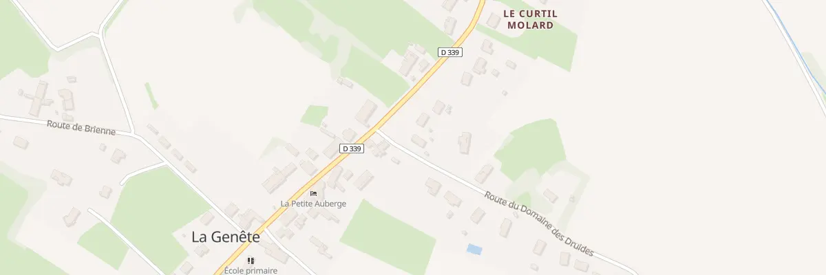 Plan du 49 Rte du Domaine des Druides à La Genête