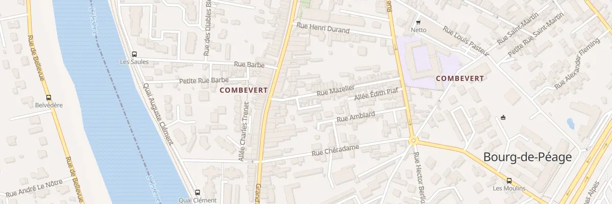 Plan du 10 Rue Mazelier à Bourg-de-Péage