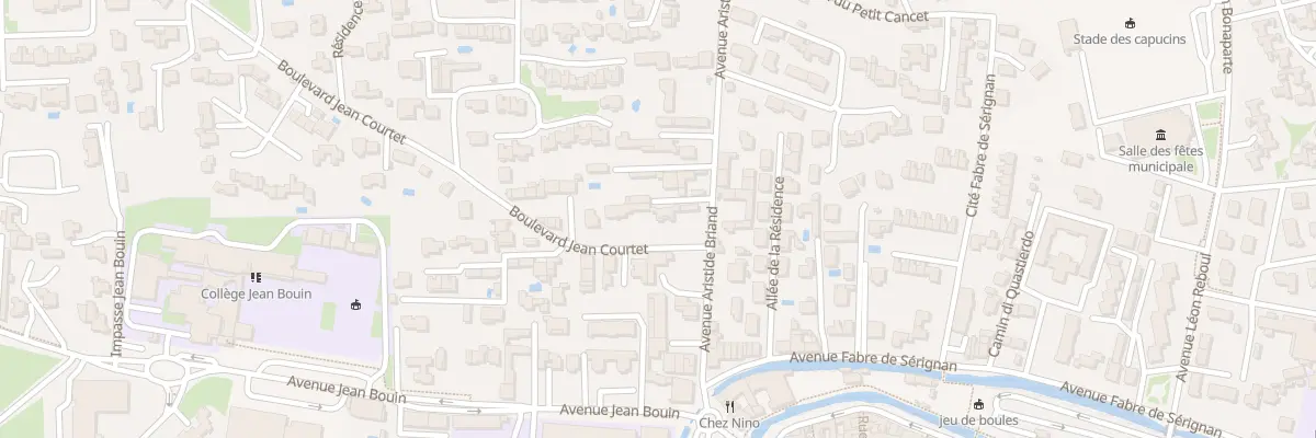 Plan du 38 Bd Courtet à L’Isle-sur-la-Sorgue