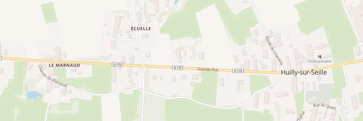 Plan du 1075 Rue Grande Rue à Huilly-sur-Seille