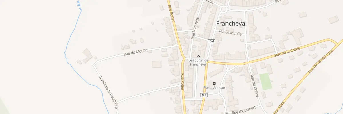 Plan du 27 Rue Potier à Francheval