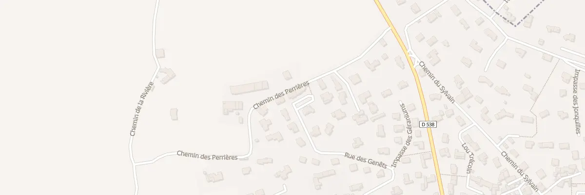 Plan du 36 Rue des Genêts à Mours-Saint-Eusèbe