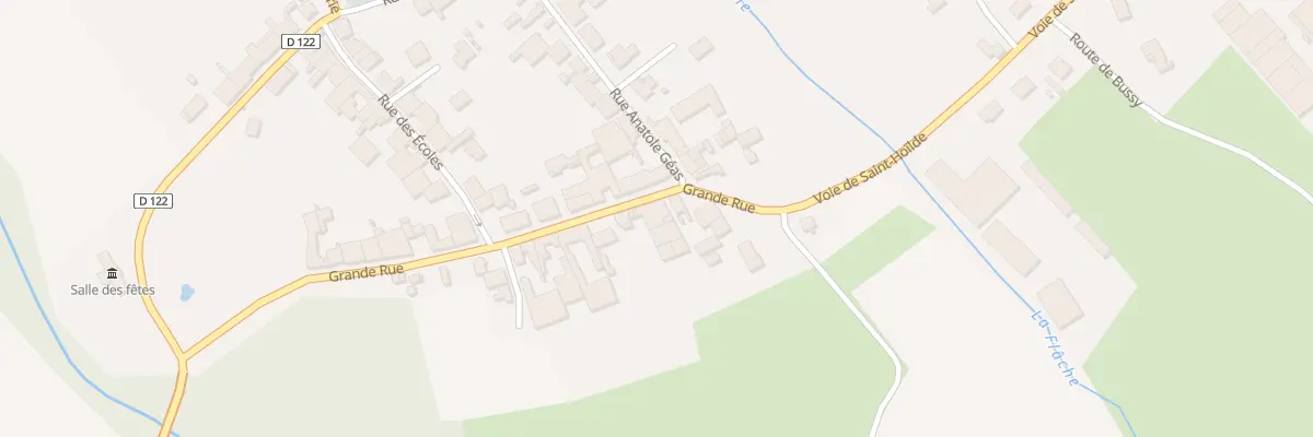 Plan du 14 Gr Grande Rue à Neuville-sur-Ornain