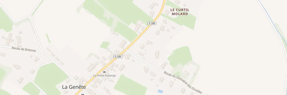 Plan du 165 Rue de l’Eglise à La Genête