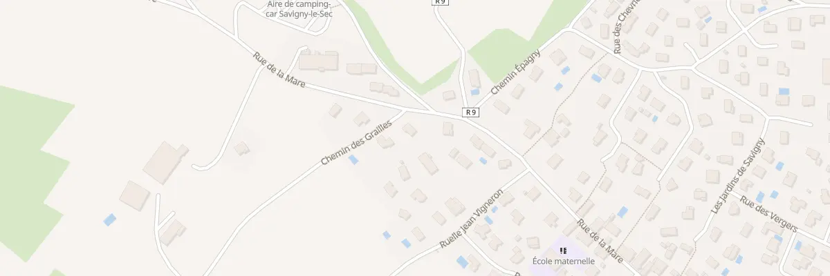 Plan du 45 Rue de la Mare à Savigny-le-Sec