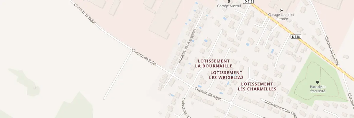 Plan du 37 Imp du Rossignol à Heyrieux