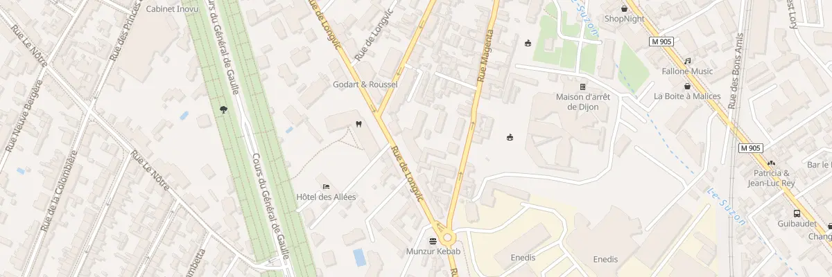 Plan du 57 Rue de Longvic à Dijon