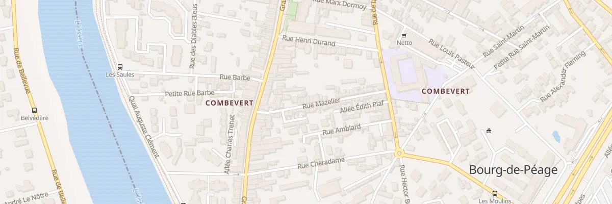 Plan du 11 Rue Mazelier à Bourg-de-Péage