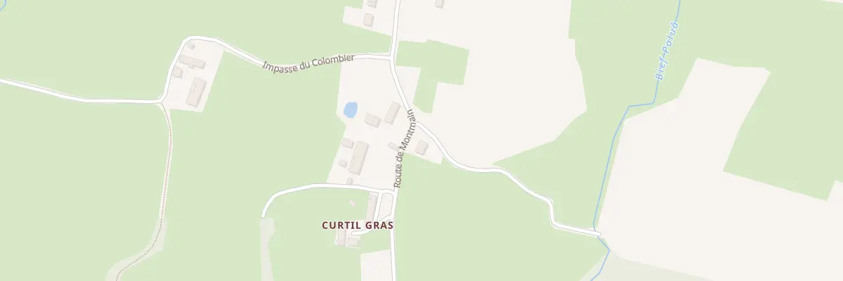 Plan du 312 Rte de Montmain à Servignat