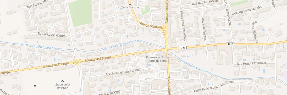 Plan du 74 Av de l’Europe à Carpentras