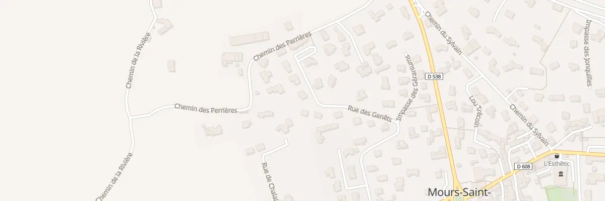 Plan du 15 Rue des Genêts à Mours-Saint-Eusèbe