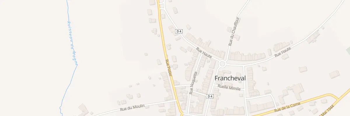 Plan du 18B Rue Potier à Francheval