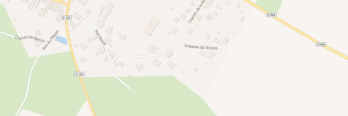 Plan du 1 Che de la Barriere à Laimont