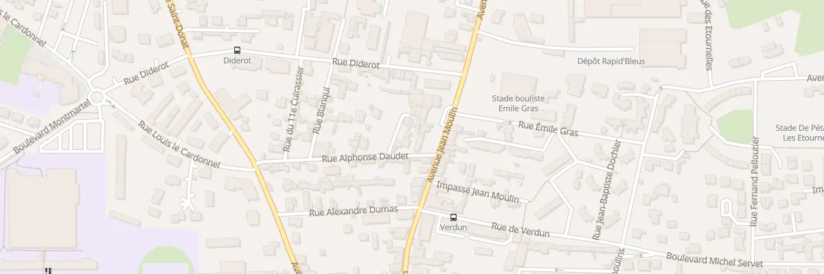 Plan du 4 Rue Alphonse Daudet à Romans-sur-Isère