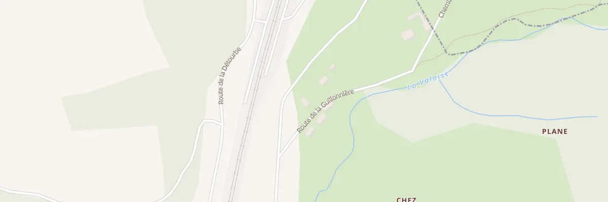 Plan du 231 Rte de la Guillonniere à Meyssiez