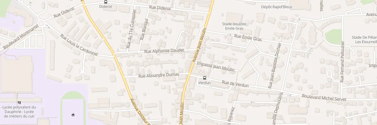 Plan du 41 Av Jean Moulin à Romans-sur-Isère