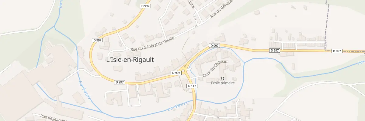 Plan du 68 Rue Henri Chevalier à L’Isle-en-Rigault
