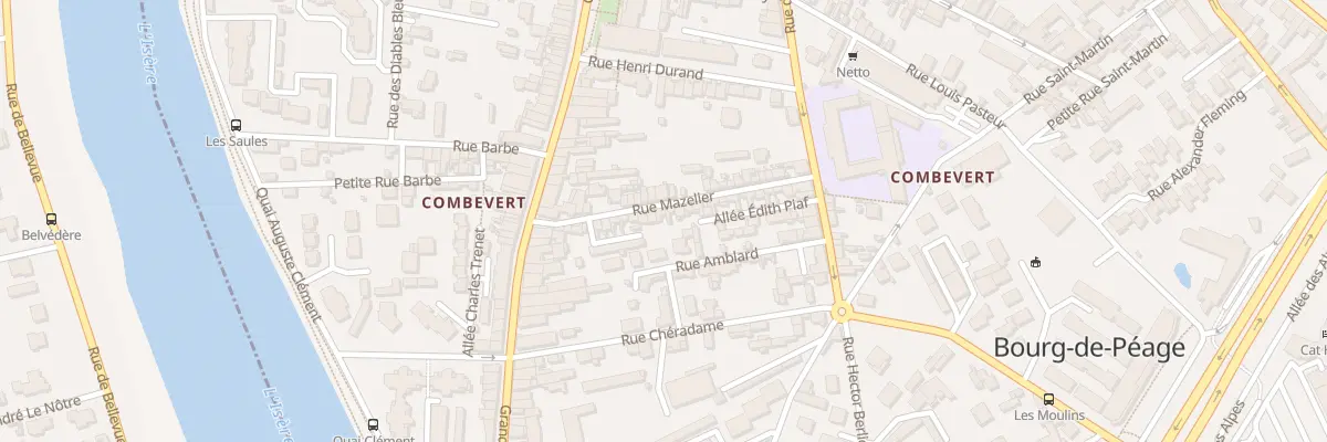 Plan du 22 Rue Mazelier à Bourg-de-Péage