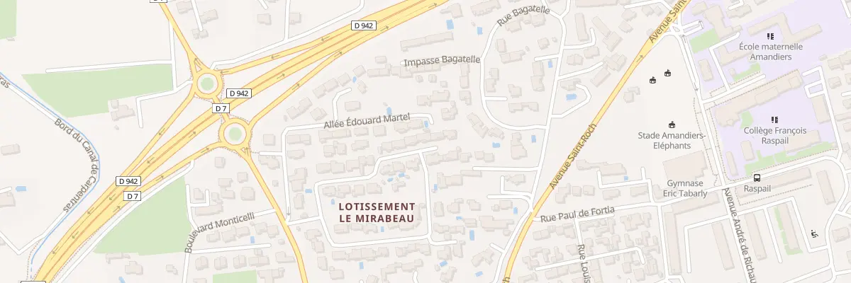 Plan du 6 Lot Le Mirabeau à Carpentras