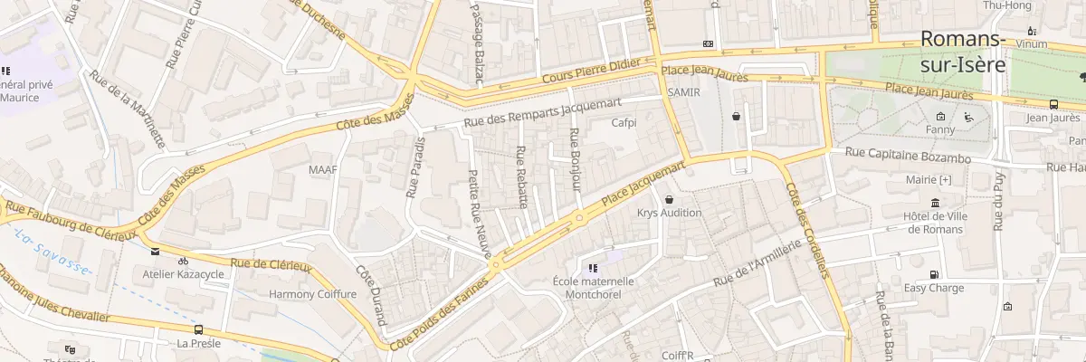 Plan du 7 Imp de la Peine à Romans-sur-Isère