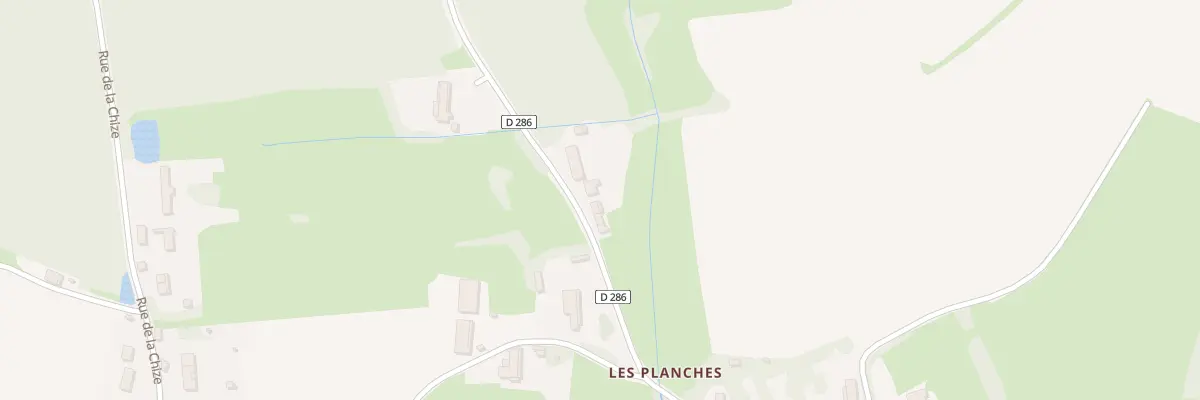 Plan du 1015 Rte de St Etienne à Saint-Vincent-en-Bresse