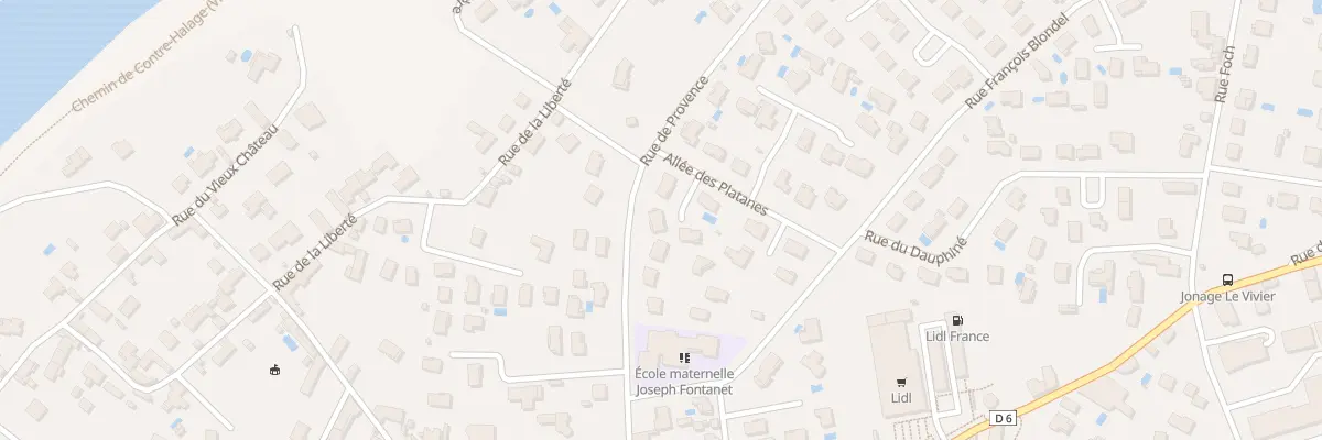 Plan du 4 All des Bouleaux à Jonage