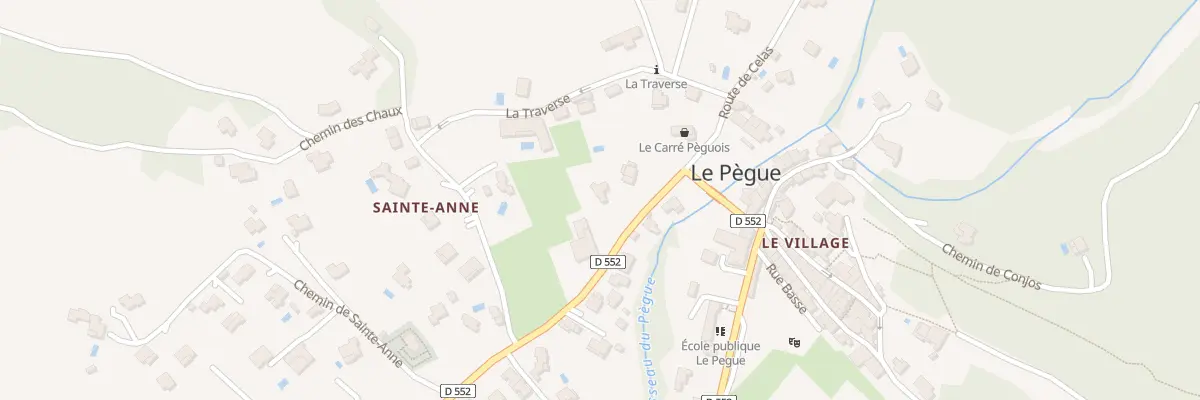 Plan du 5005 Sainte Anne au Pègue