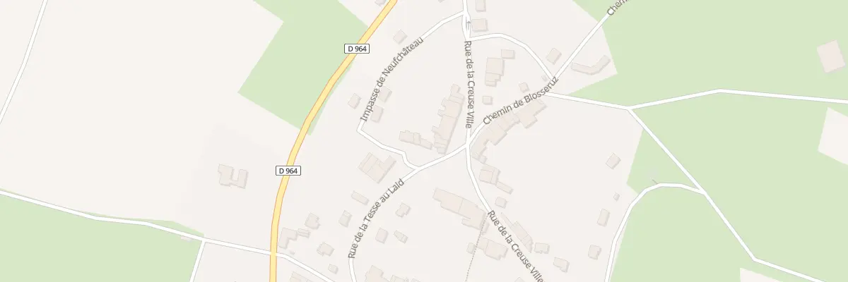 Plan du 2 Rue de la Tesse au Laid à Douzy