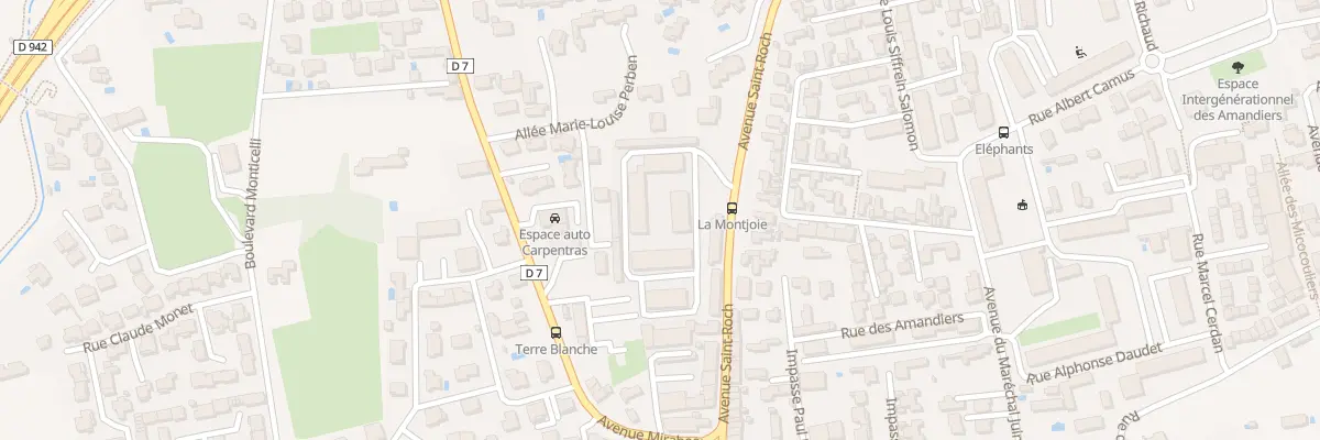 Plan du 65 Rue du Doc Paccard à Carpentras