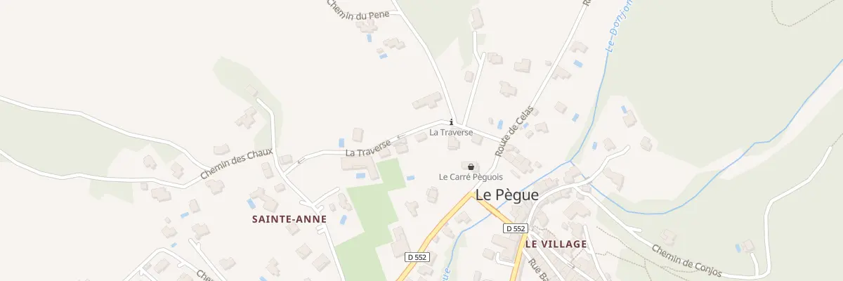 Plan du 5127 Sainte Anne au Pègue