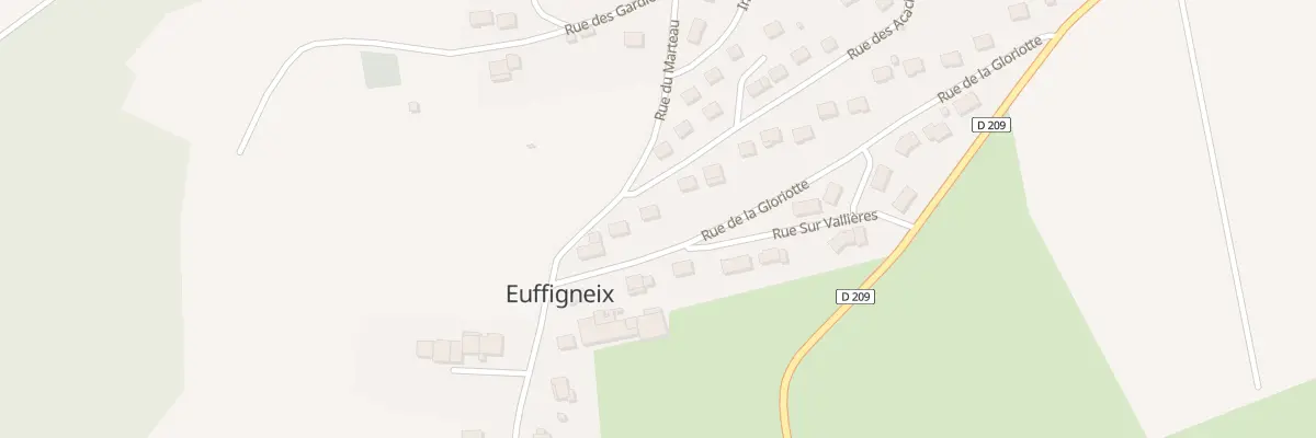 Plan du 5 Rue de la Gloriotte à Euffigneix