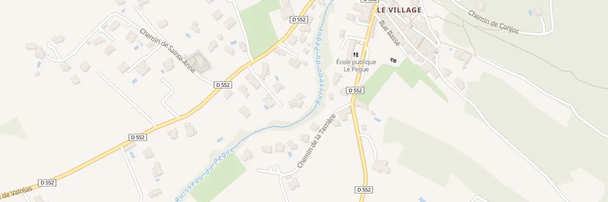 Plan du 5193 La Prade au Pègue